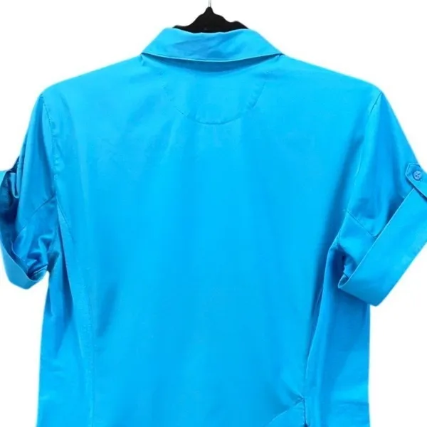 Merrell‎ Hiking Shirt Blue Medium - Image 5