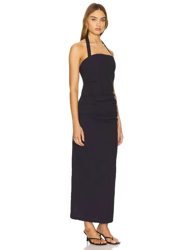 Lioness 1999 Maxi Dress in Navy Small New Womens Long Gown - Image 3