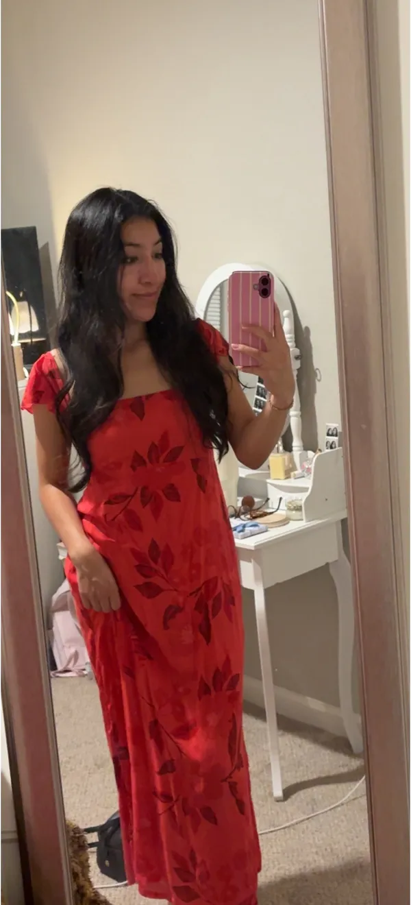 Billabong Red Dress Maxi - Image 3