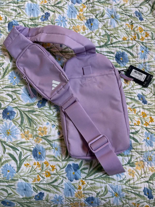 Purple adidas crossbody bag - Image 4