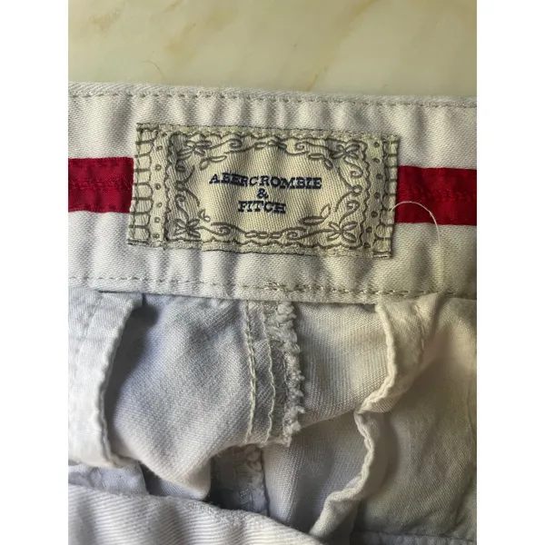 Vintage y2k Abercrombie & Fitch Womens Low Rise Bootcut Khaki Chino Pants Size 8 - Image 3