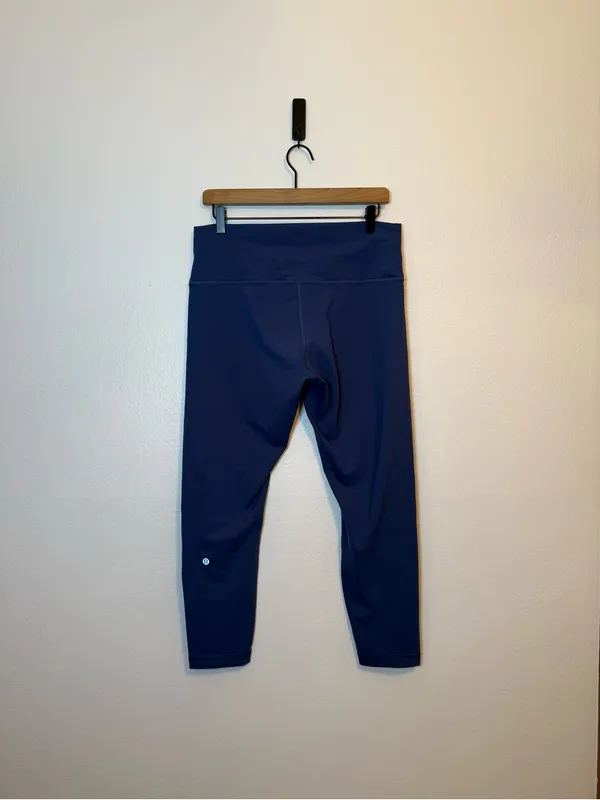 Lululemon Wunder Train High-Rise Tight 25" Blue‎ Twill - Image 4