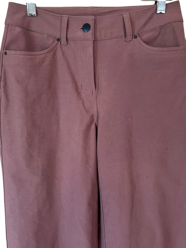 Lululemon City Sleek 5 Pocket Wide-Leg High-Rise Pant Utilitech Roasted Brown - Image 3