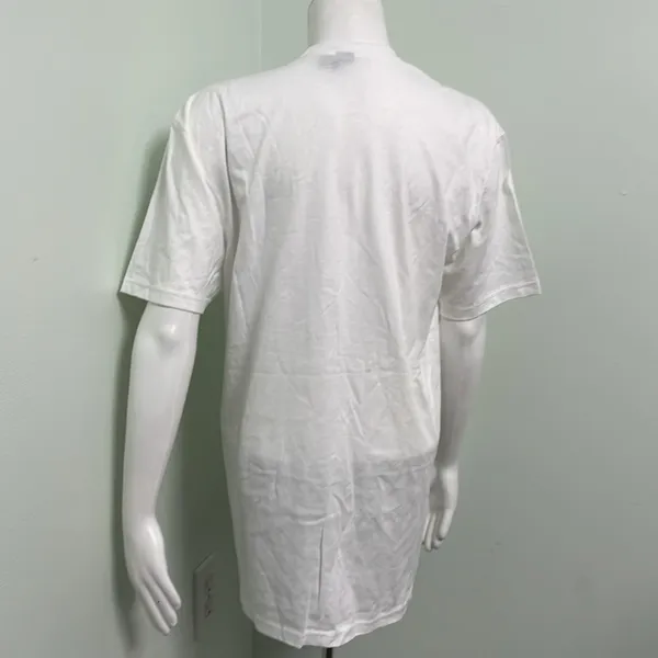 "TAKE A LOOK IT'S IN A BOOK" reading rainbow butterfly tee shirt size large FLAW - Image 6