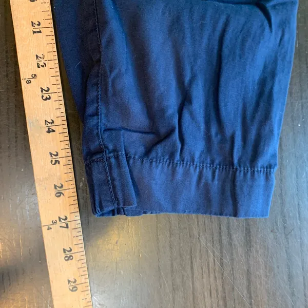 LOFT Outlet Women Blue Cotton Lyocell Cargo Joggers Size 16 Utility Gorpcore - Image 9