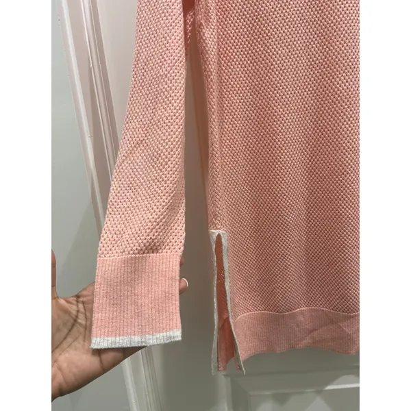 Smart Wool Everyday Exploration Pink Tunic Merino Wool Sweater Sz M - Image 4