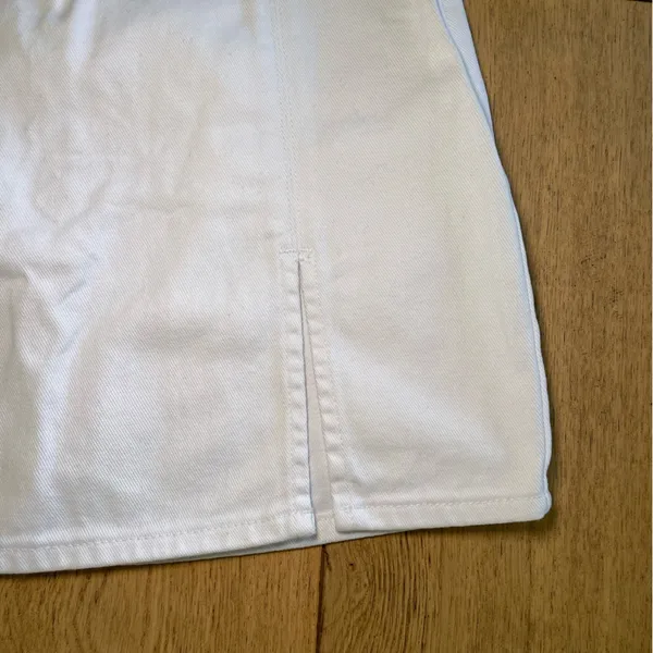 Denim White Mini Skirt Princess Polly / Lioness - Image 3