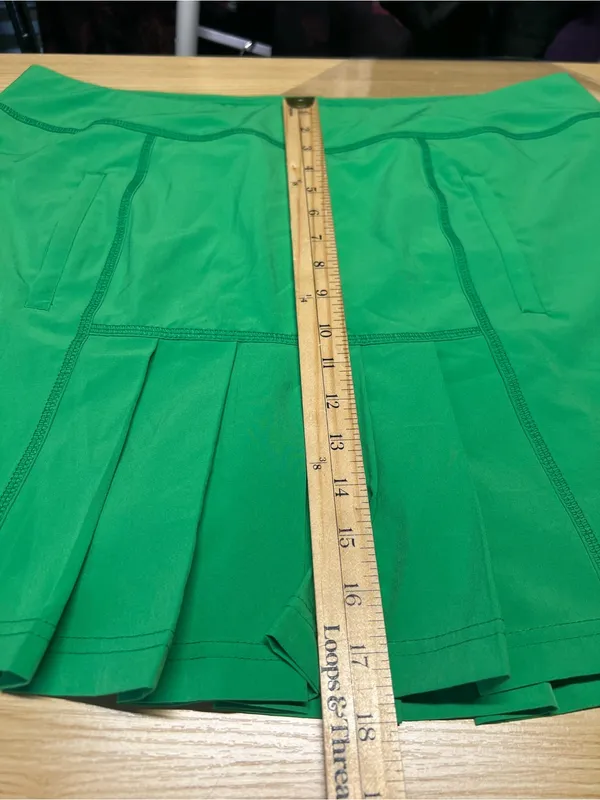 Jofit Dash Skort Green Pleated Golf Tennis Skirt XL - Image 12