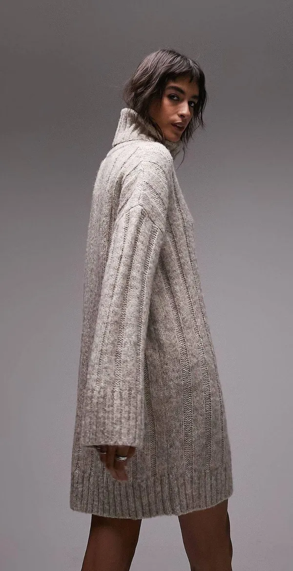 Topshop Sweater Dress - Image 4