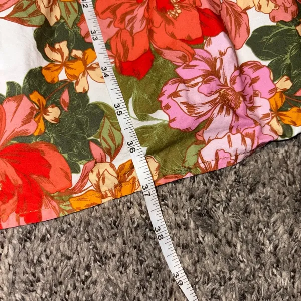 Zingara Swimwear Floral Vibrant Beach Pink Flowing Y2K Bohemian Size Small 26 - Image 14