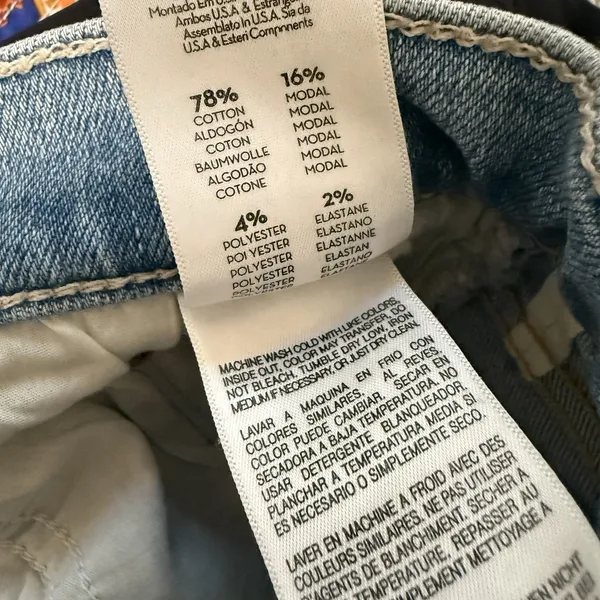 Mother High Waisted Spinner Ankle Fray Jeans In The Blink of an Eye Size 26‎ - Image 9