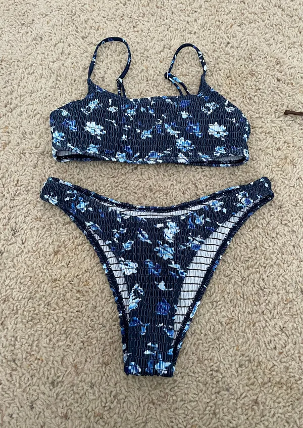 SheIn Smocked Bikini Set - Image 2