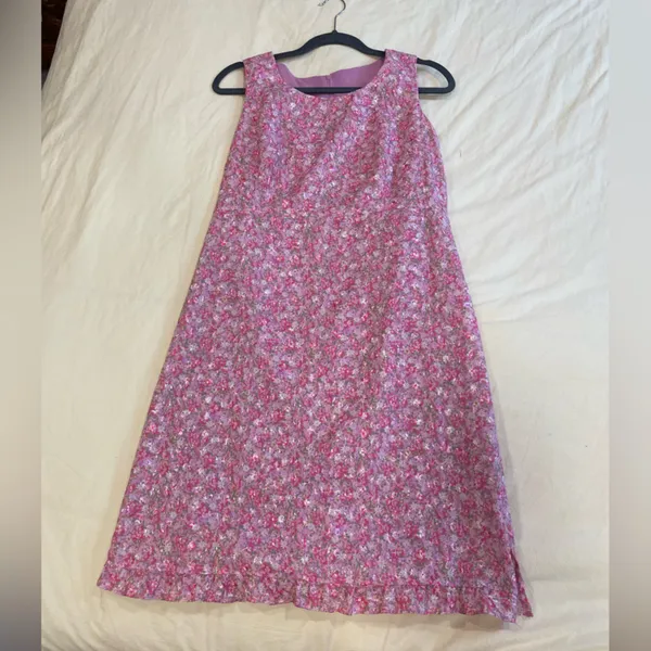 Pink Sundress with Embroidered Detail - Image 3