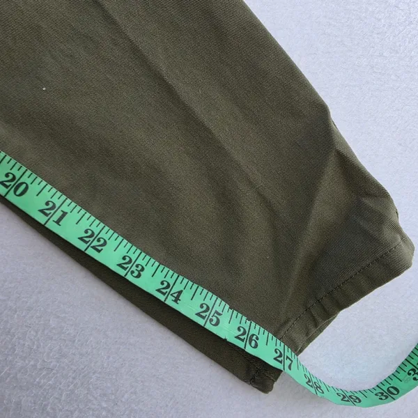 Banana Republic Womens Olive Green Utility Carpenter Pants Slim‎ Straight Size 6 - Image 8