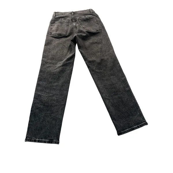 Madewell The Perfect Vintage Straight Jean Womens 26 Black High Rise DM6297 - Image 2