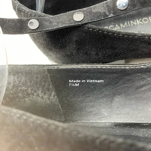 Rebecca Minkoff Faye Black Suede Studded‎ Pointed Toe Flats Size US 7.5 - Image 12