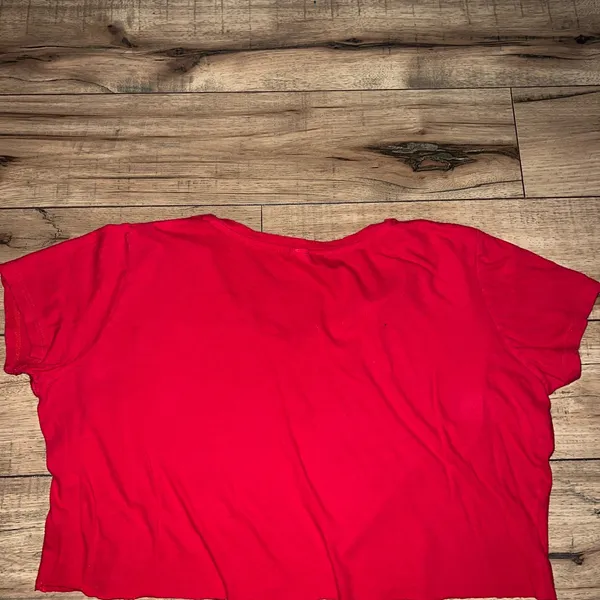 ohio state buckeyes cropped tee 106 Red Size XL - Image 4