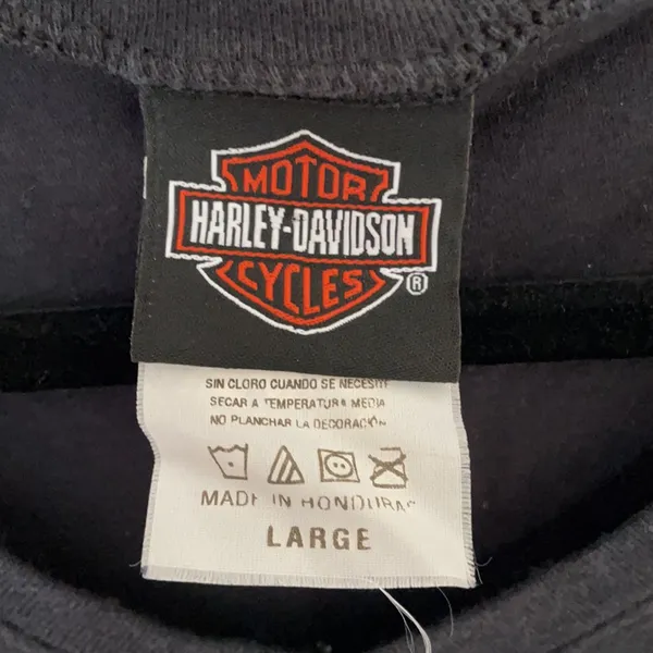 Harley Davidson Supercharged Slim Fit Tee Large Motorcycle Bikes Riding - Image 4