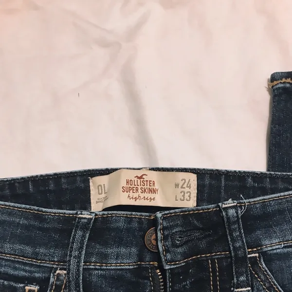 Hollister blue super skinny jeans - Image 2