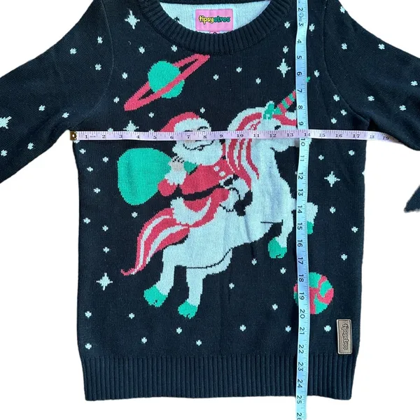 Tipsy Elves Women Santa Unicorn Ugly Christmas Sweater by Size Small - Image 5