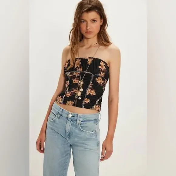 Free People Scottie Printed Tube Top NWOT - Image 2