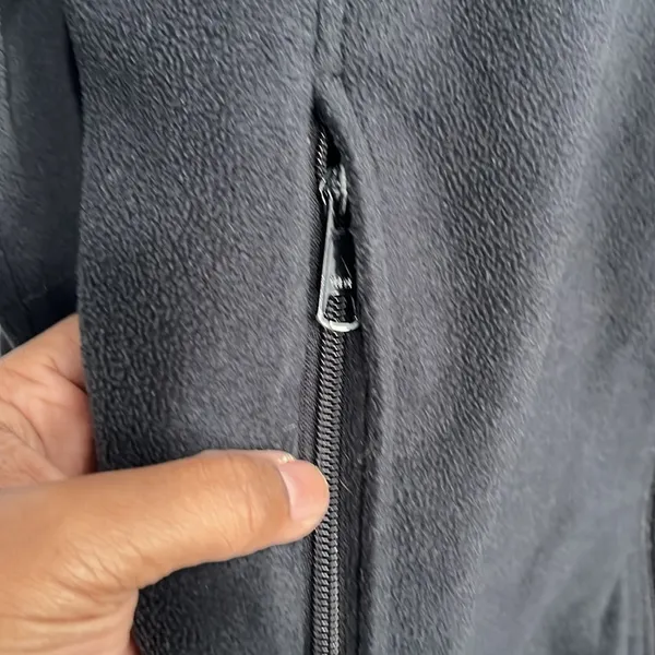 Columbia Full Zip Fleece Jacket - Size Small -  Black - Image 4