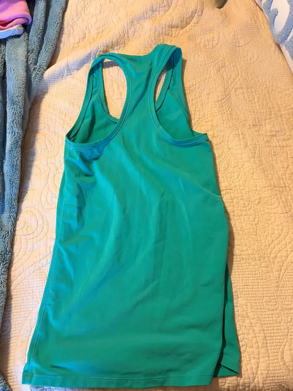 Athleta Racerback Tank Green - Image 2