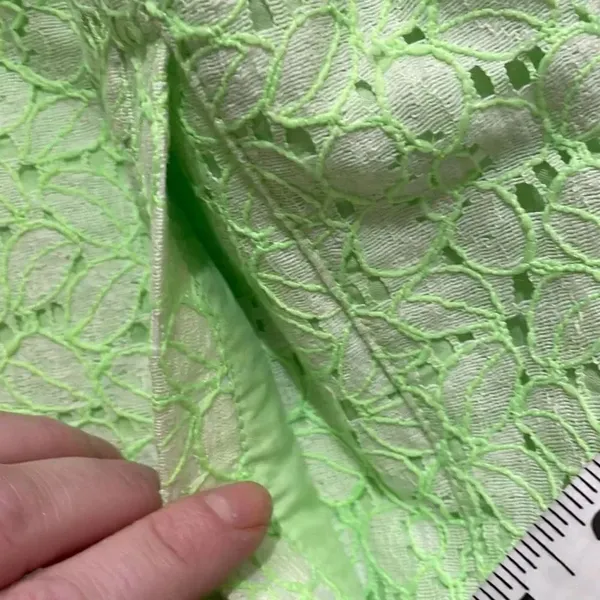 J.Crew neon lace mini skirt m - Image 6