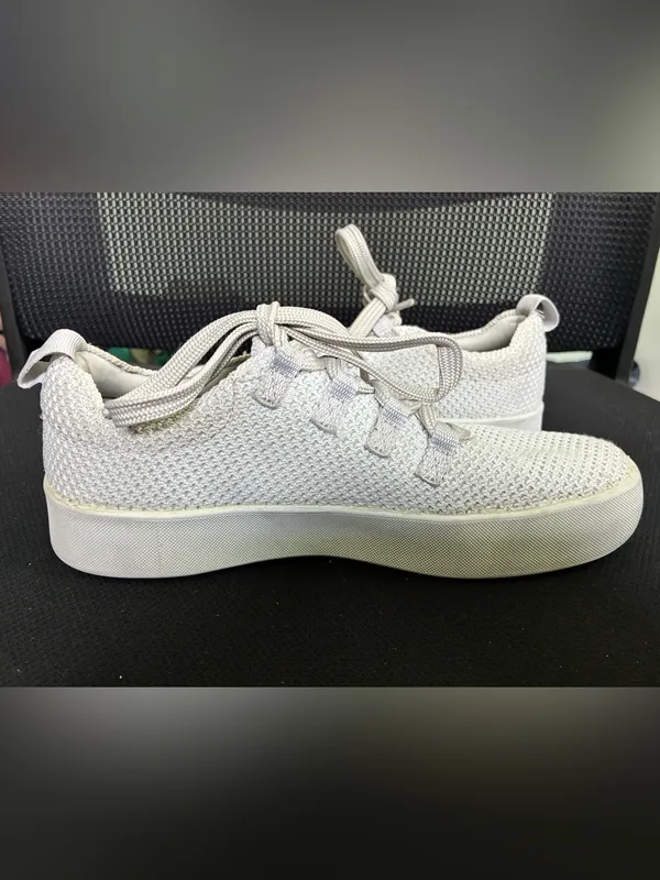 NOBULL Womens Recs Knit Training Shoes White Low Top Crossfit Sneaker Size 7 - Image 6