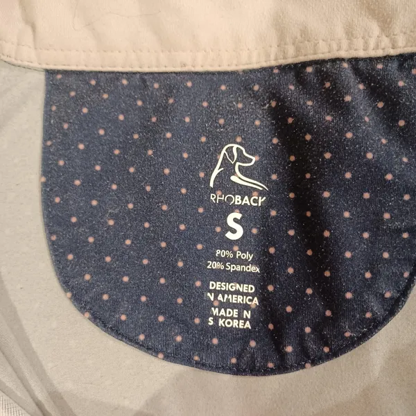Rhoback Women's Navy Blue‎ Polka Dot Quarter - Image 7