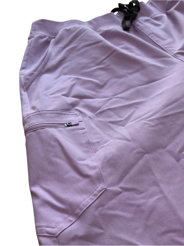 FIGS Lavender Purple FIONx Stretch Jogger Scrub Pants 26” Inseam Size XLP/XXLP - Image 6