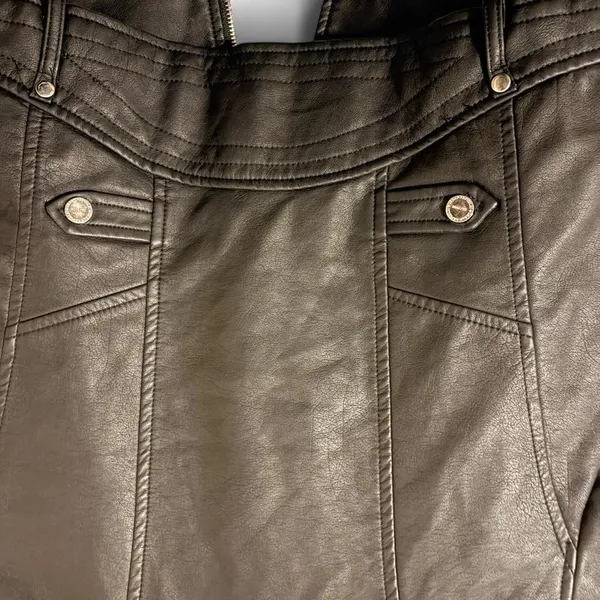 Urban Republic Women’s Jacket Black Faux Leather - Image 7