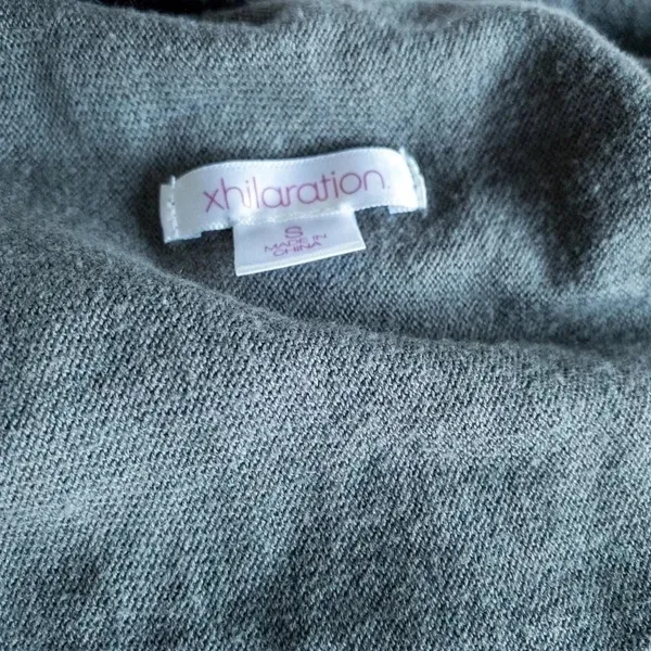 Xhiliration Gray Sweater‎ SM - Image 3