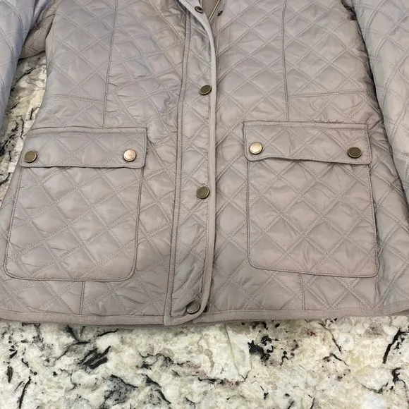 Lucky Brand Taupe Puffer‎ Jacket/Coat- Women’s size small - Image 3