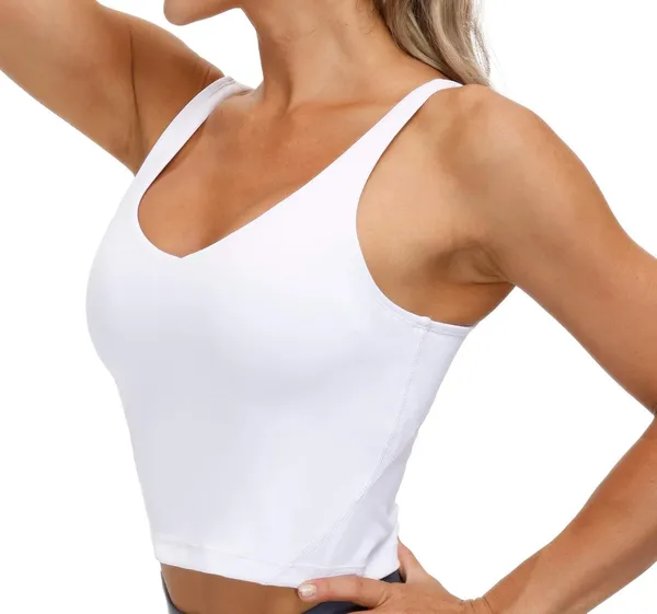White workout tank Size M - Image 2