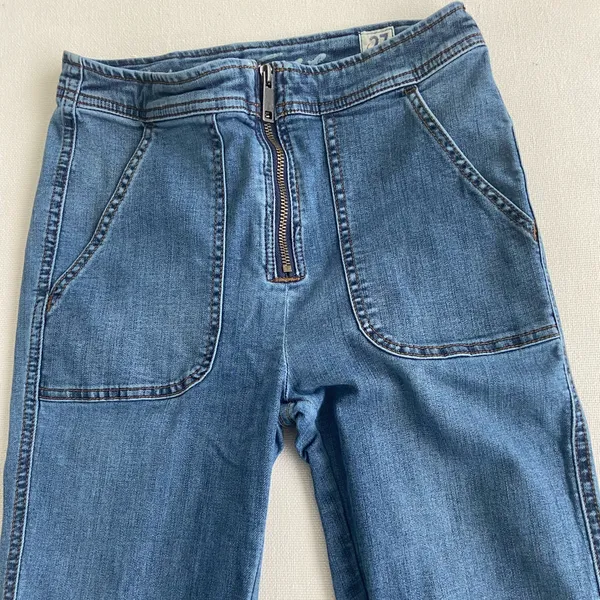 Free People High Waisted Flare Jeans - Image 3
