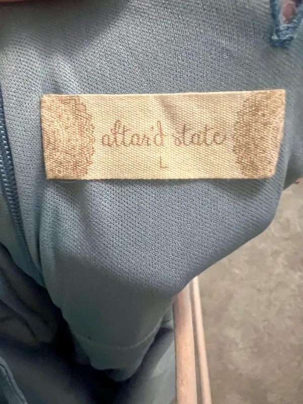 Altar'd State Romper Blue - Image 3
