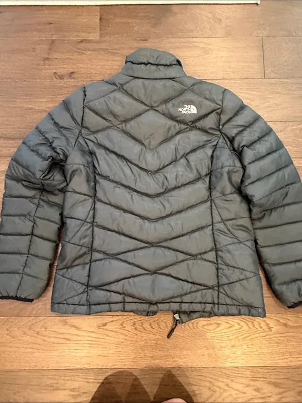 The North Face Women's Black Quilted Puffer Jacket Size Medium - C27-140 - Image 9