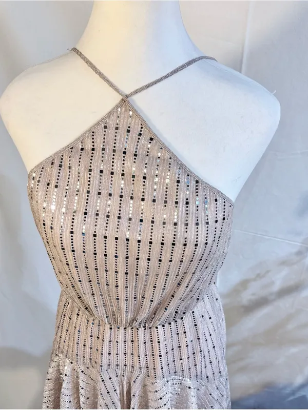 ☀️NWT Michael Costello x REVOLVE Shirley Sequin Tiered Gown Mauve Sz S❤️ - Image 4