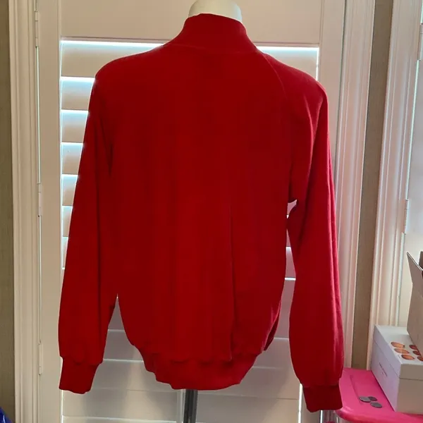 Westbound Women's Bold Red Bomber Jacket - Image 3
