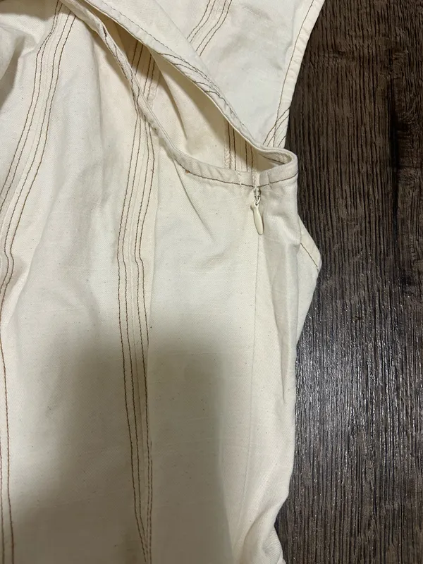 Greylin Sydney Topstitch Flare Mini Dress - Image 4