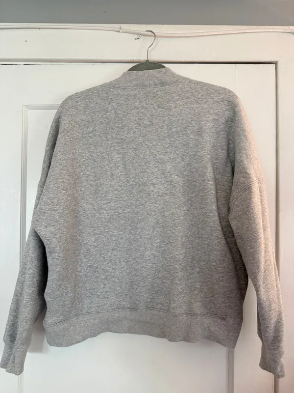 Grey Mockneck Sweatshirt - Image 4