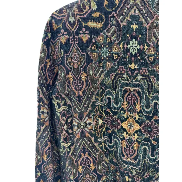 Vintage Gotcha Covered Tapestry Blazer‎ Jacket Geometric Print Button Front 90's - Image 7