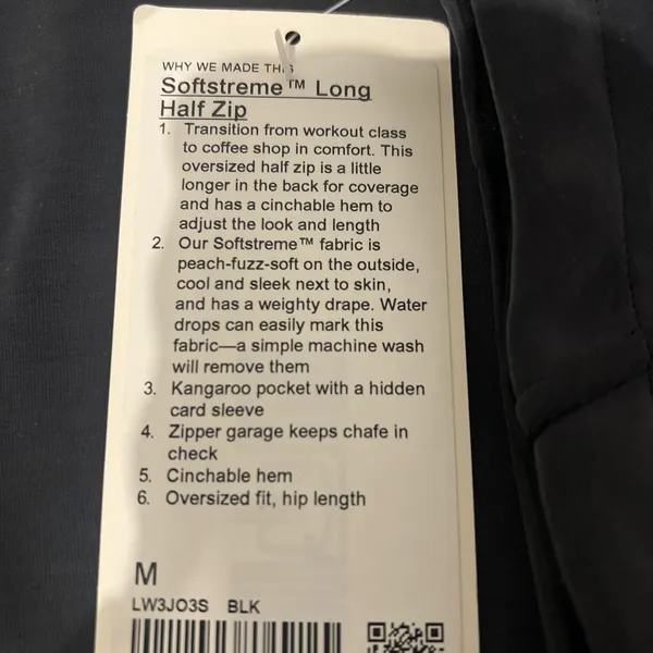 Lululemon softstreme Black Lululemon quarter zip sweatshirt #lululemon - Image 4