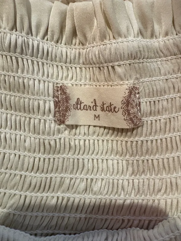 Altar’d State Flowy White Skirt - Image 4