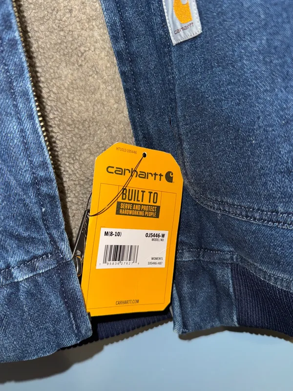 Carhartt Relaxed Denim Sherpa Jacket - Image 2