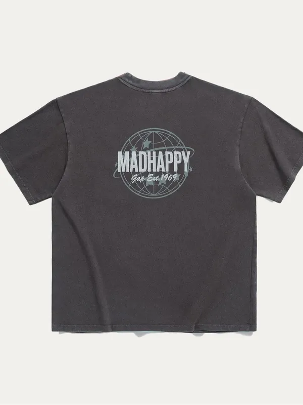 NWT Gap x MadHappy Globe Pocket Short sleeve tee relaxed fit size medium - Image 2