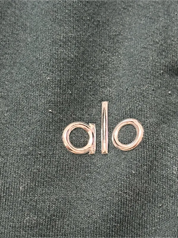 ALO Yoga Women's Size XL Fleece Pull On Straight Leg Sweatpants - Image 4