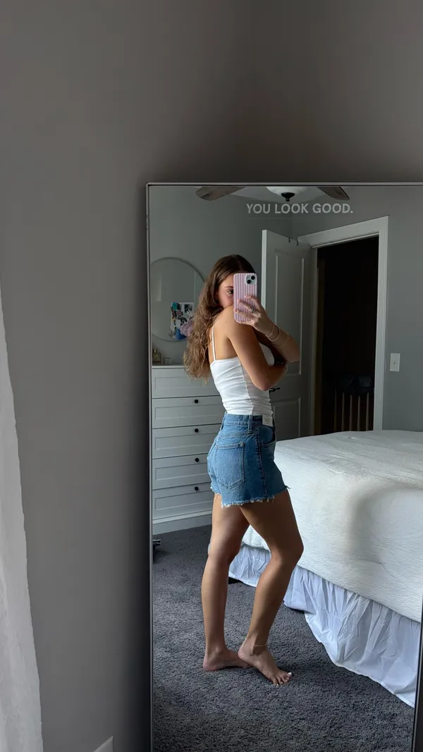 Abercrombie The 90s Relaxed Cut-Off Shorts - Image 6