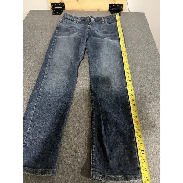 Levi's Mid Rise Blue Skinny Jeans Women's Sz 14M - Image 5